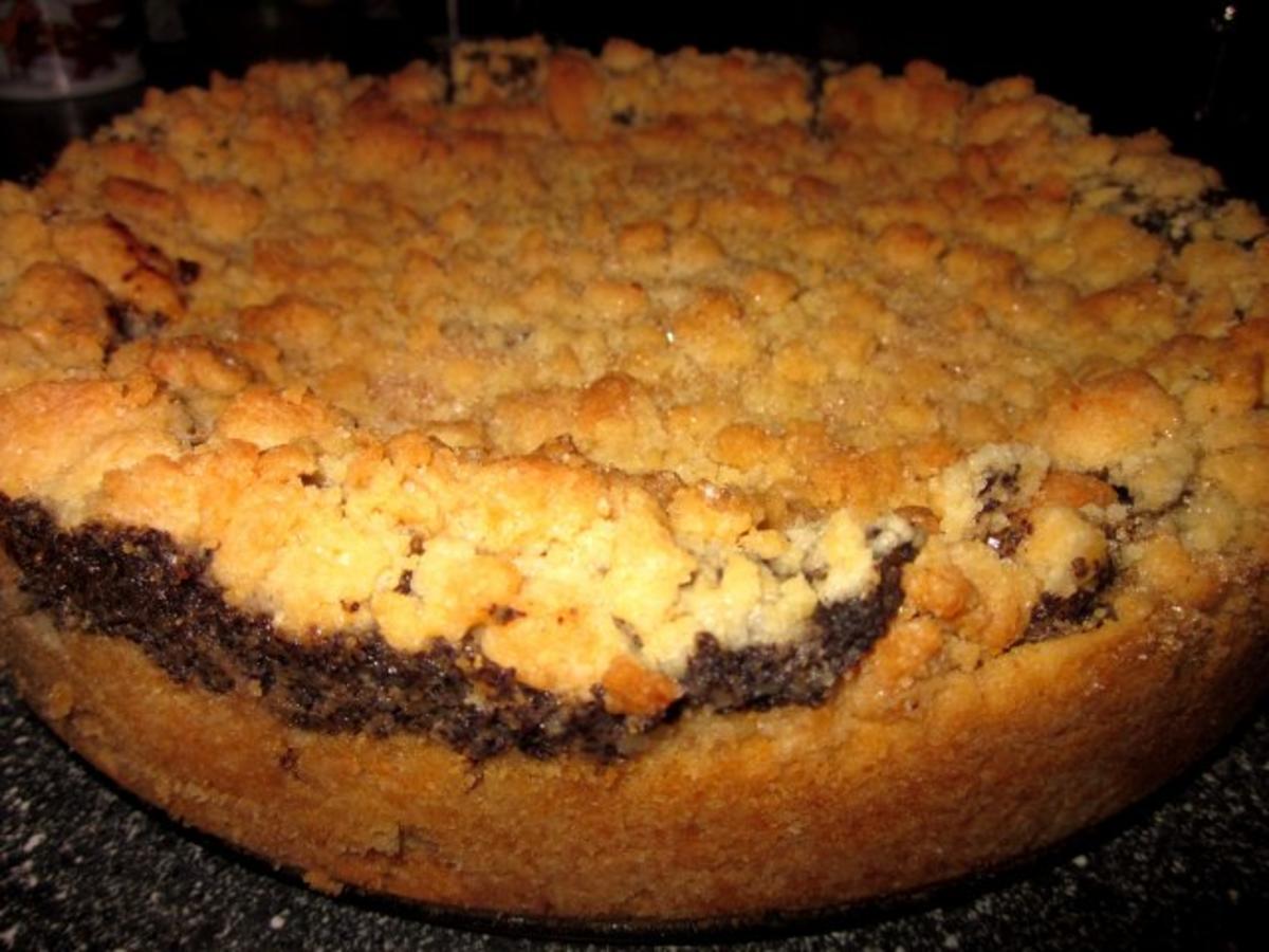 Mohnkuchen mit Streuseln - Rezept mit Bild - kochbar.de