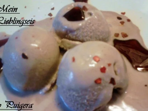 Mein Lieblingseis     Schoko-Marzipan-Honig - Rezept - Bild Nr. 7