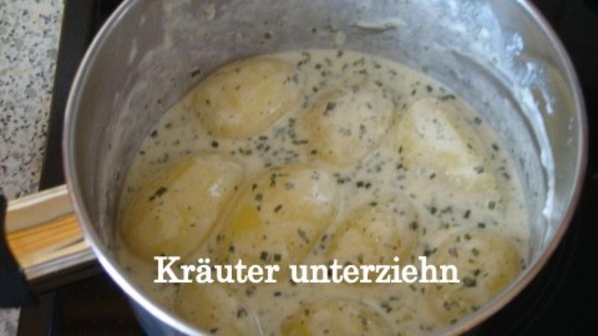 Kräuter-Sahne Kartoffeln - Rezept