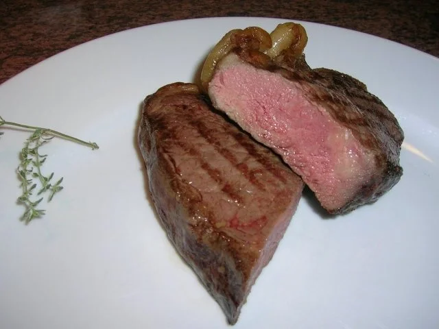 Rumpsteak mit Pfifferlingen und Bratkartoffeln aus rohen Kartoffeln - Rezept - Bild Nr. 7