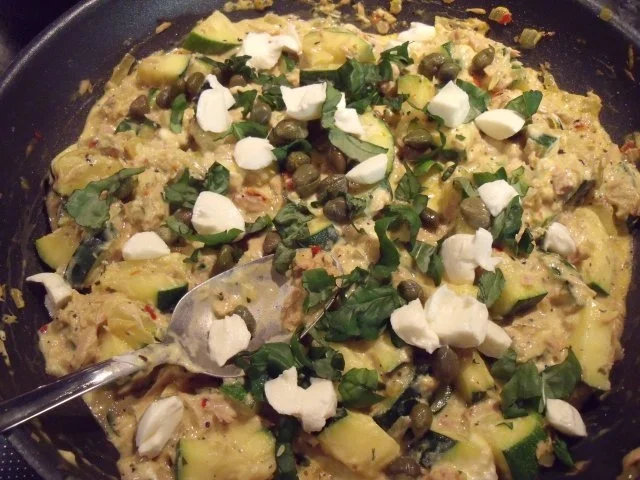 Zucchini-Thunfischpfanne - Rezept