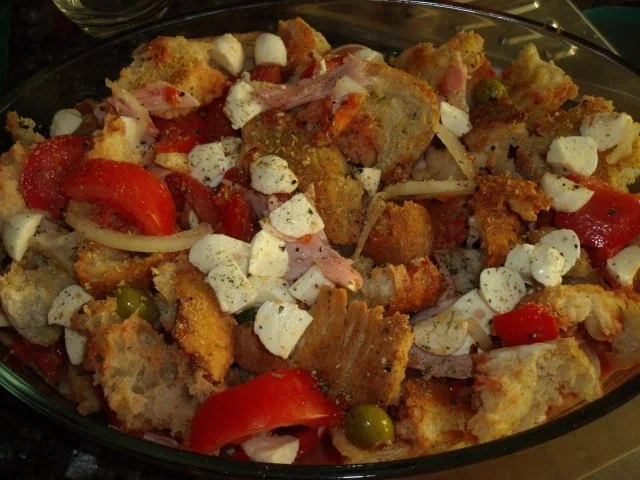 Italienischer Brotauflauf - Rezept