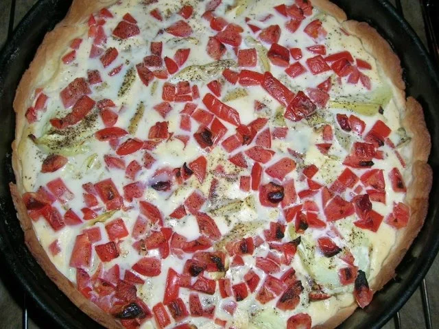 Artischockentorte mit Tomatenguss - pur oder als Beilage zu genießen - - Rezept - Bild Nr. 8