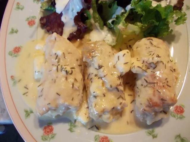 Gefüllte Minutensteaks mit frischem Pflücksalat..... - Rezept - Bild Nr. 3