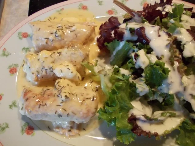 Gefüllte Minutensteaks mit frischem Pflücksalat..... - Rezept - Bild Nr. 4