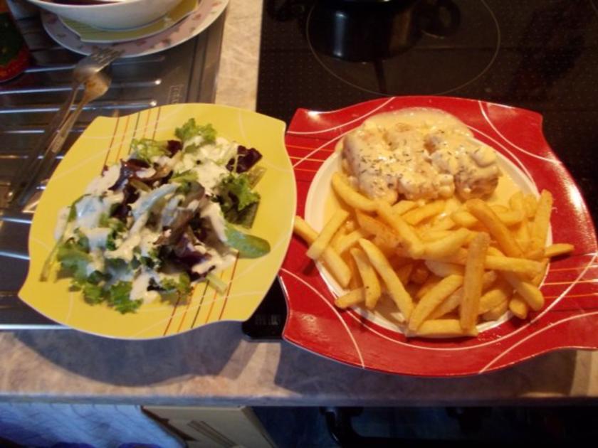 Gefüllte Minutensteaks mit frischem Pflücksalat - schnell & einfach ... Gefüllte Minutensteaks mit frischem Pflücksalat - schnell & einfach ...