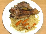 Fleisch: Puten-Unterkeule geschmort - Rezept