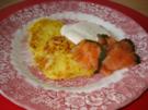 Räucherlachs mit Kartoffelpuffer - Rezept