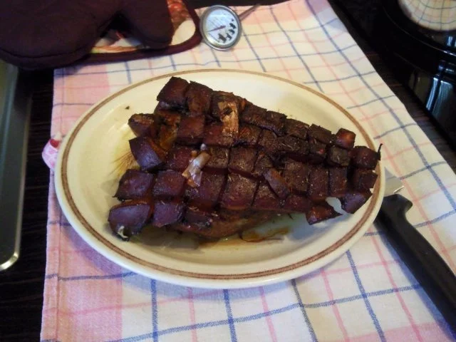 Schäuferla mit Seidenknödl - Rezept - Bild Nr. 11