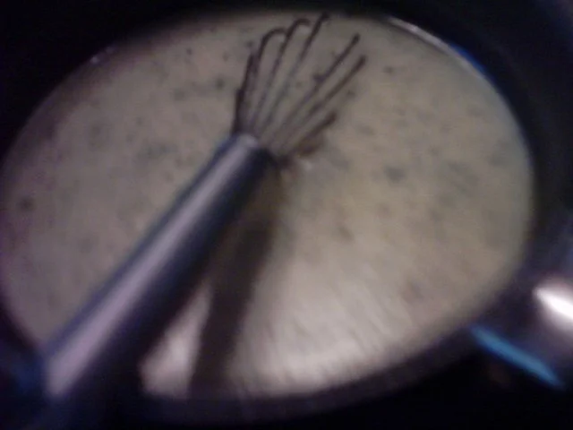 Wildlachsfilet mit Apfel-Pilzreis und Kräutersoße - Rezept - Bild Nr. 4