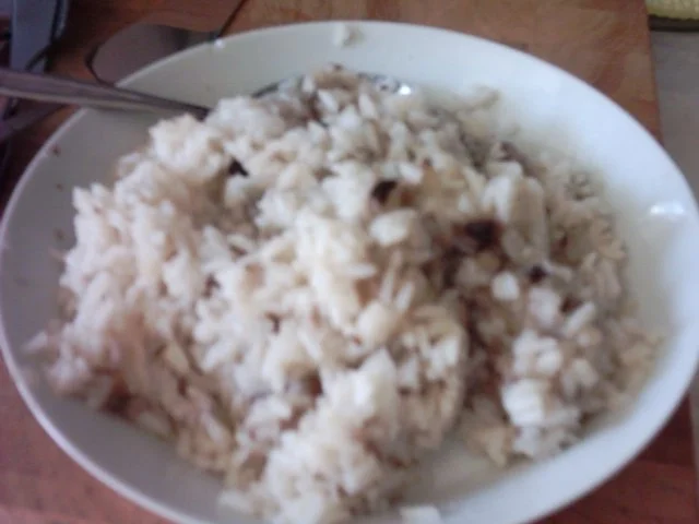 Wildlachsfilet mit Apfel-Pilzreis und Kräutersoße - Rezept - Bild Nr. 7