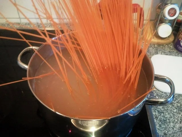 Pasta mit schnittigem Pesto. - Rezept - Bild Nr. 4