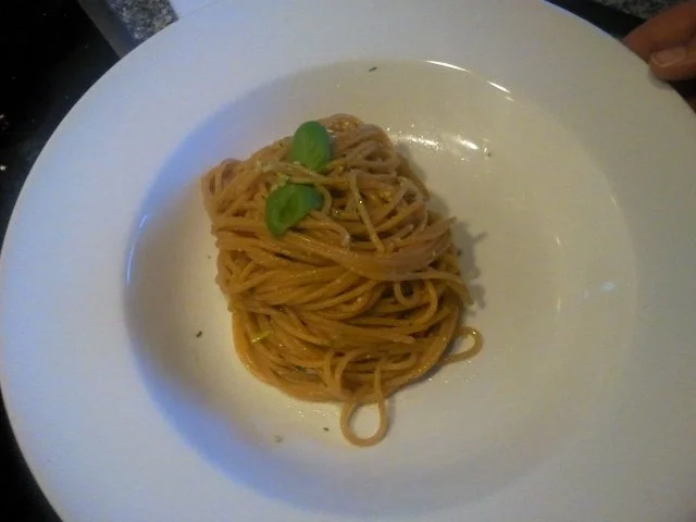 Pasta mit schnittigem Pesto. - Rezept - Bild Nr. 5