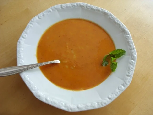 C: Tomatensuppe mit Reis - Rezept