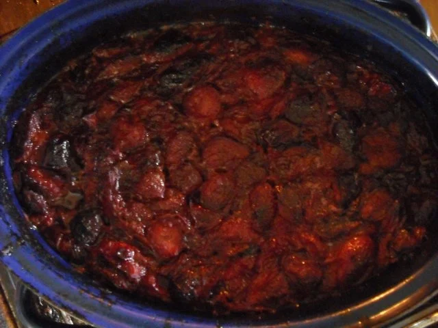 Rezept: Pflaumenmus im Backofen Bild Nr. 3 Pflaumenmus im Backofen - Rezept - Bild Nr. 3