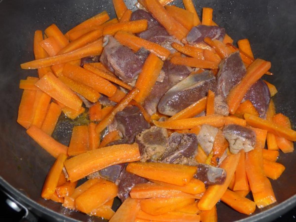 Karottenleber aus dem Wok - Rezept - Bild Nr. 4
