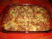 Hack-Reis-Auflauf - Rezept