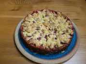 Pflaumen-Käse-Streusel-Kuchen - Rezept