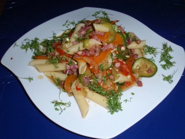 Schinken-Gemüse-Nudelpfanne - Rezept - Bild Nr. 10