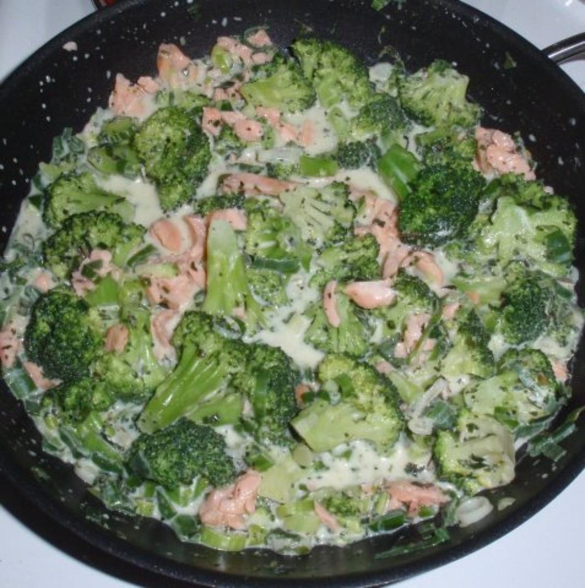 Broccoli-Räucherlachs-Pasta - Rezept - Bild Nr. 7