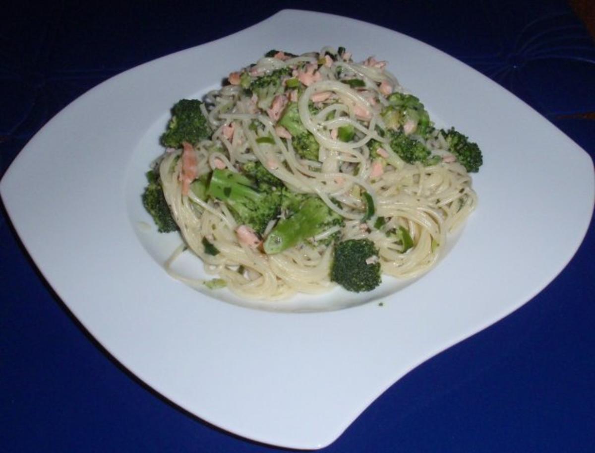 Broccoli-Räucherlachs-Pasta - Rezept - Bild Nr. 9