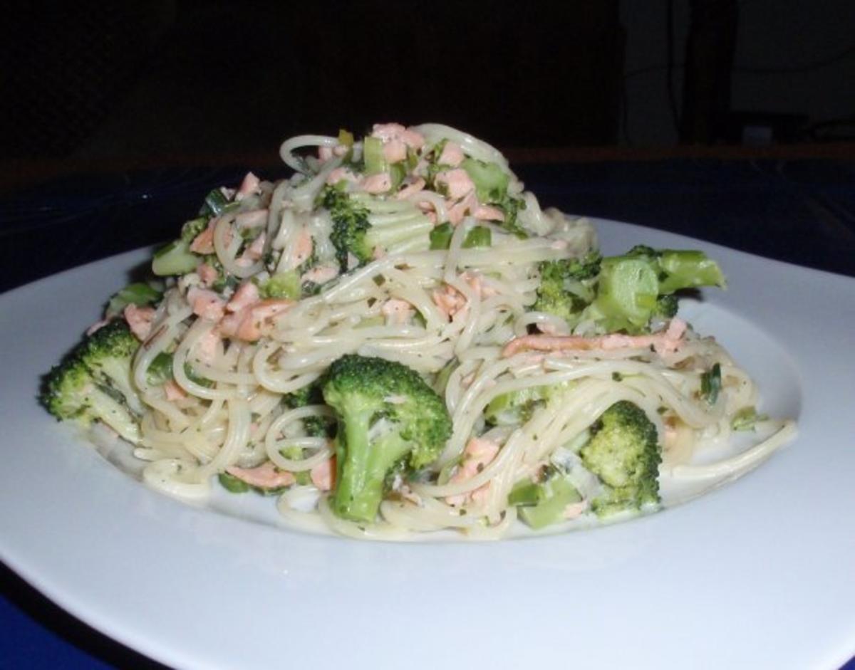 Broccoli-Räucherlachs-Pasta - Rezept - Bild Nr. 11