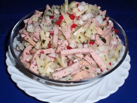 Rezept: Köstlicher Wurstsalat Köstlicher Wurstsalat - Rezept