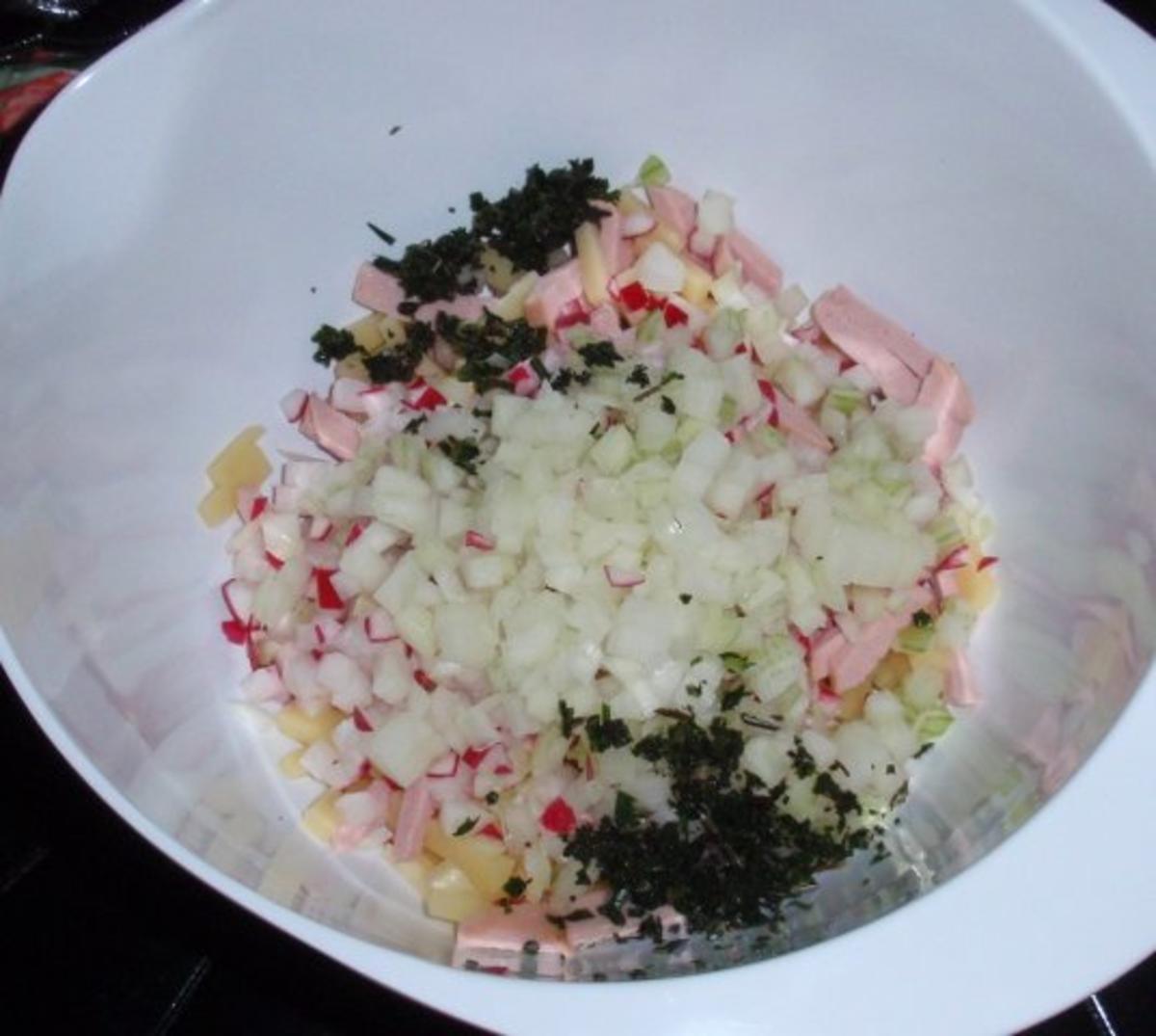 Köstlicher Wurstsalat - Rezept - Bild Nr. 4