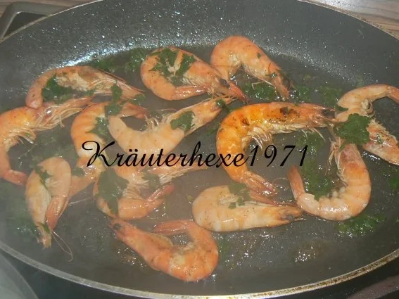Rezept: Lachsfilet und Crevetten im Grünen Bild Nr. 4 Lachsfilet und Crevetten im Grünen - Rezept - Bild Nr. 4