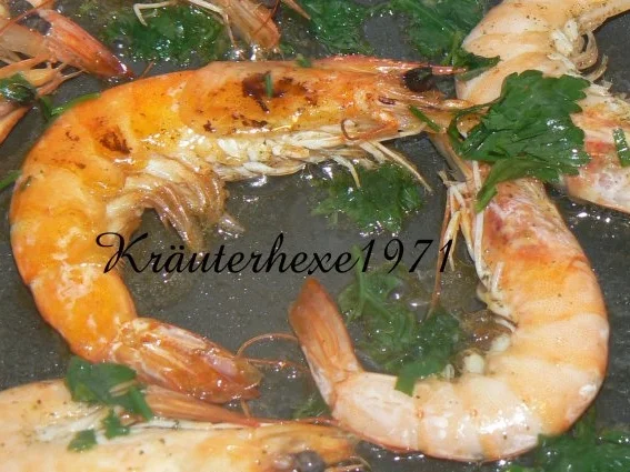 Rezept: Lachsfilet und Crevetten im Grünen Bild Nr. 5 Lachsfilet und Crevetten im Grünen - Rezept - Bild Nr. 5