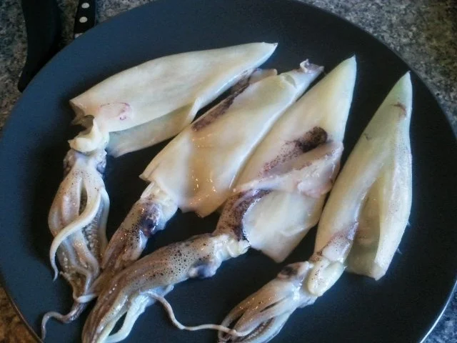 Piatta de Mare / Fischplatte a la Nightcooker mit Monsterlachsteak - Rezept - Bild Nr. 3