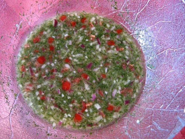 Rezept: Red Snapper an Meerealgensalat mit Rosmarinkartoffeln... Bild Nr. 4 Red Snapper an Meerealgensalat mit Rosmarinkartoffeln... - Rezept - Bild Nr. 4