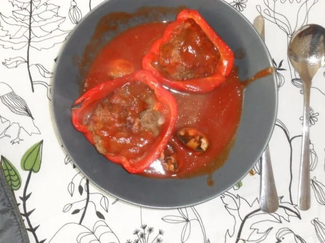 Rezept: Gefüllte Paprika Gefüllte Paprika - Rezept