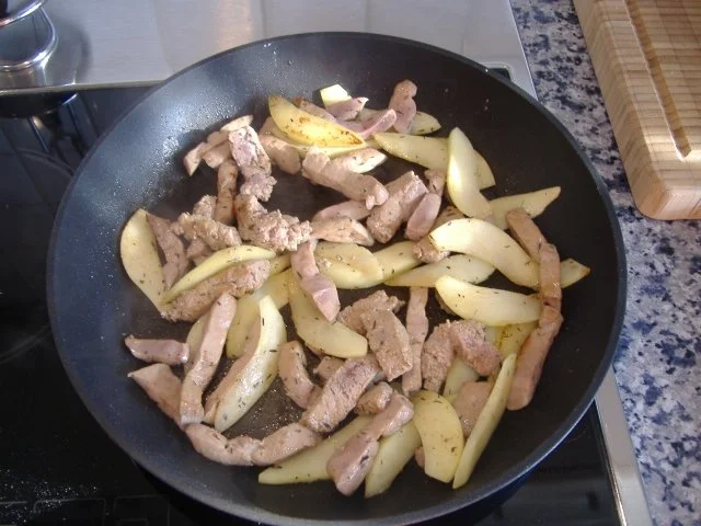 Rezept: Salat mit Kalbsleber,Birnen und Weintrauben Bild Nr. 2 Salat mit Kalbsleber,Birnen und Weintrauben - Rezept - Bild Nr. 2