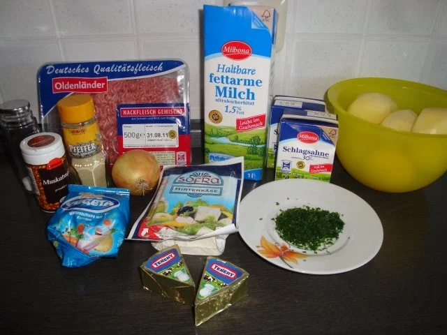 Kartoffelauflauf mit Hackfleisch und Fetakäse - Rezept - Bild Nr. 2