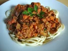Rezept: Spaghetti mit Bolognese-Ragout Spaghetti mit Bolognese-Ragout - Rezept