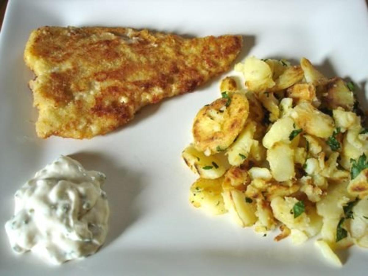 Gebackener Kabeljau mit Petersilien-Bratkartoffeln - Rezept - kochbar.de