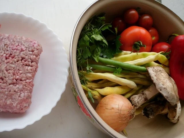 Bohnen-Tomaten-Hack-Pfanne - Rezept - Bild Nr. 2