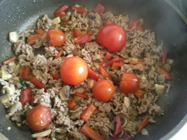 Bohnen-Tomaten-Hack-Pfanne - Rezept - Bild Nr. 10