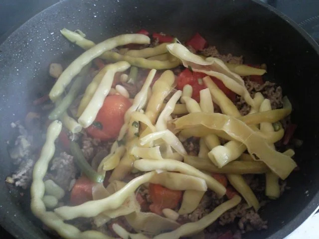 Bohnen-Tomaten-Hack-Pfanne - Rezept - Bild Nr. 12