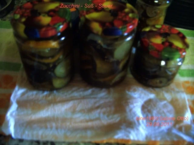 ZUCCHINI  -  SÜß  -  SAUER - Rezept - Bild Nr. 2