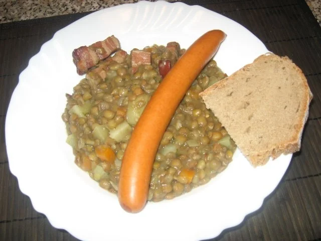 Tellerlinsen "süß-sauer" - Rezept