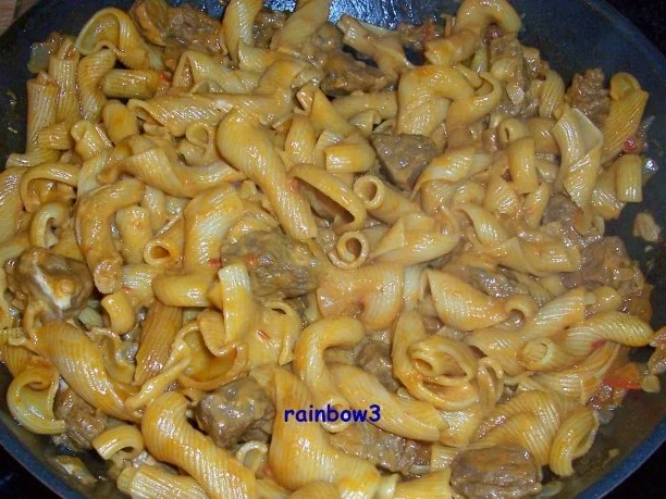 Rezept: Kochen: Nudel-Rindfleisch-Pfanne Bild Nr. 2 Kochen: Nudel-Rindfleisch-Pfanne - Rezept - Bild Nr. 2