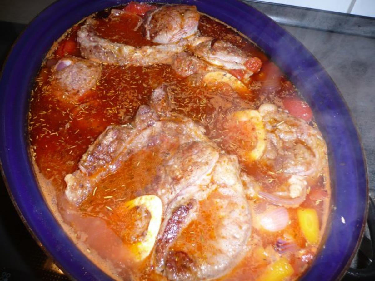 Bilder für Osso Bucco mit Rinderbeinscheiben - Rezept