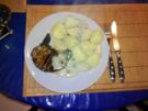 Fleisch: Scharfes Stielkotelett mit Austernpilzsoße - Rezept