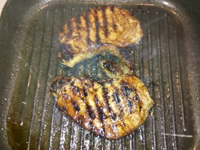 Fleisch: Scharfes Stielkotelett mit Austernpilzsoße - Rezept - Bild Nr. 11