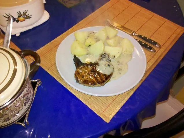 Fleisch: Scharfes Stielkotelett mit Austernpilzsoße - Rezept - Bild Nr. 12