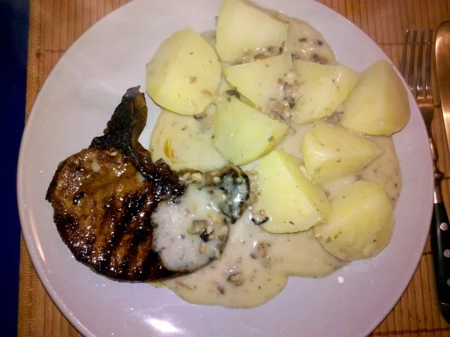 Fleisch: Scharfes Stielkotelett mit Austernpilzsoße - Rezept - Bild Nr. 13