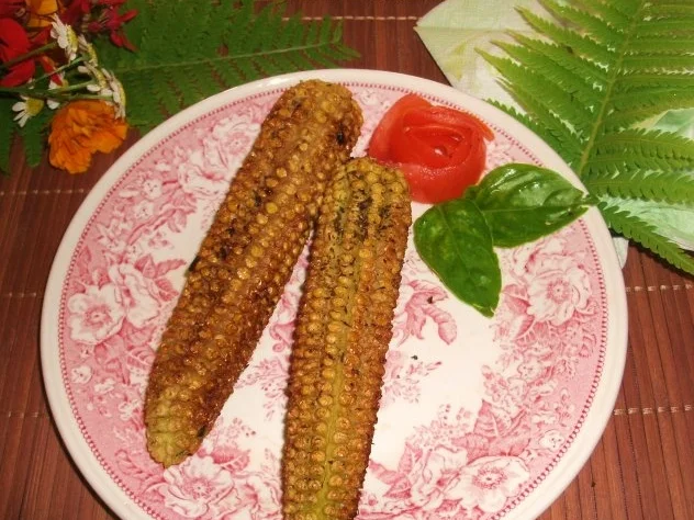 Rezept: Junge Maiskolben Junge Maiskolben - Rezept