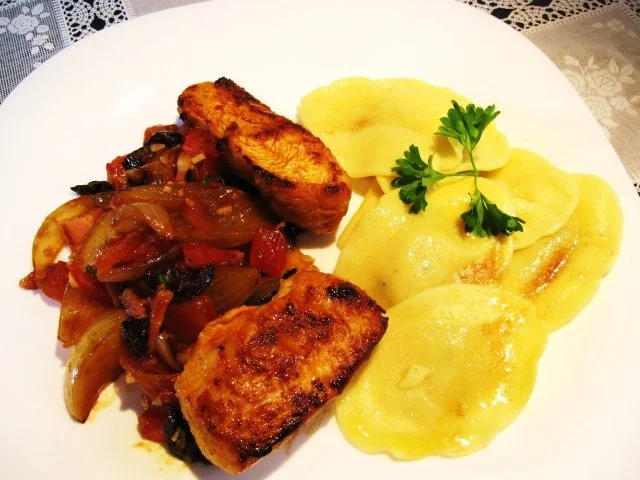 Rezept: Putensteaks mit mediterranem Gemüse ... Bild Nr. 8 Putensteaks mit mediterranem Gemüse ... - Rezept - Bild Nr. 8